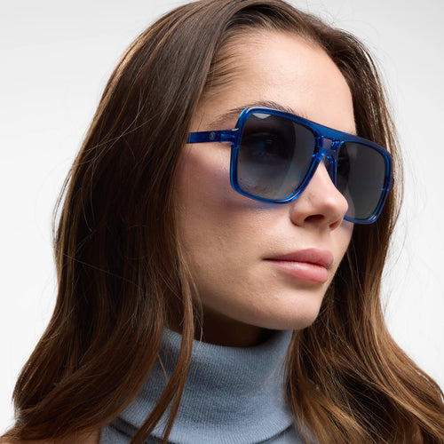 Load image 1 in gallery view. Jake Matte Sun - Color: Electric Blue
