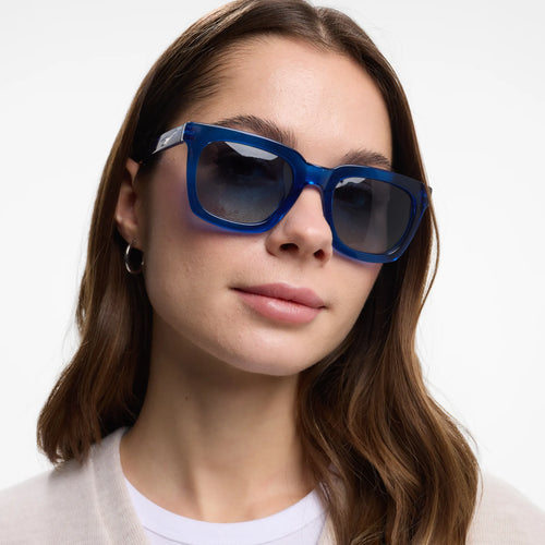 Load image 1 in gallery view. Max Glossy Sun - Color: Electric Blue