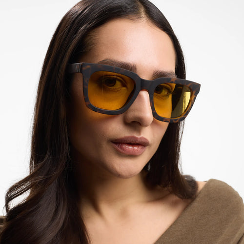Load image 1 in gallery view. Max Matte Amber - Color: Tortoise