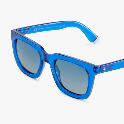 Load image 1 in gallery view. Max Glossy Sun - Color: Electric Blue