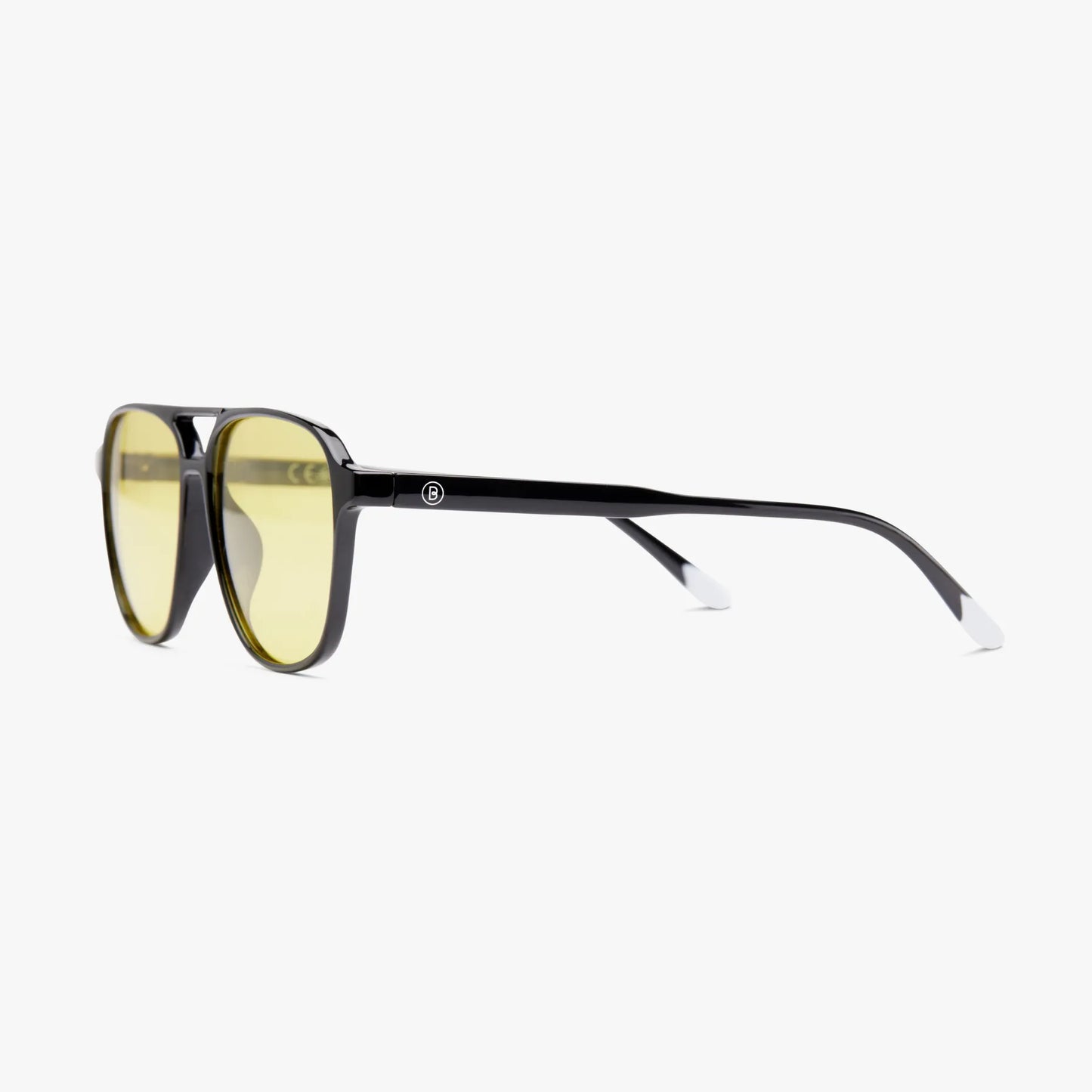Brad Glossy Amber - Black Noir