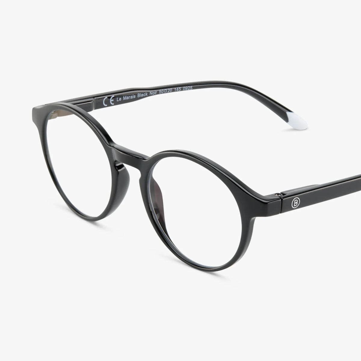 Barner Le Marais Glossy - Black Noir სათვალე, 3/4 ხედი