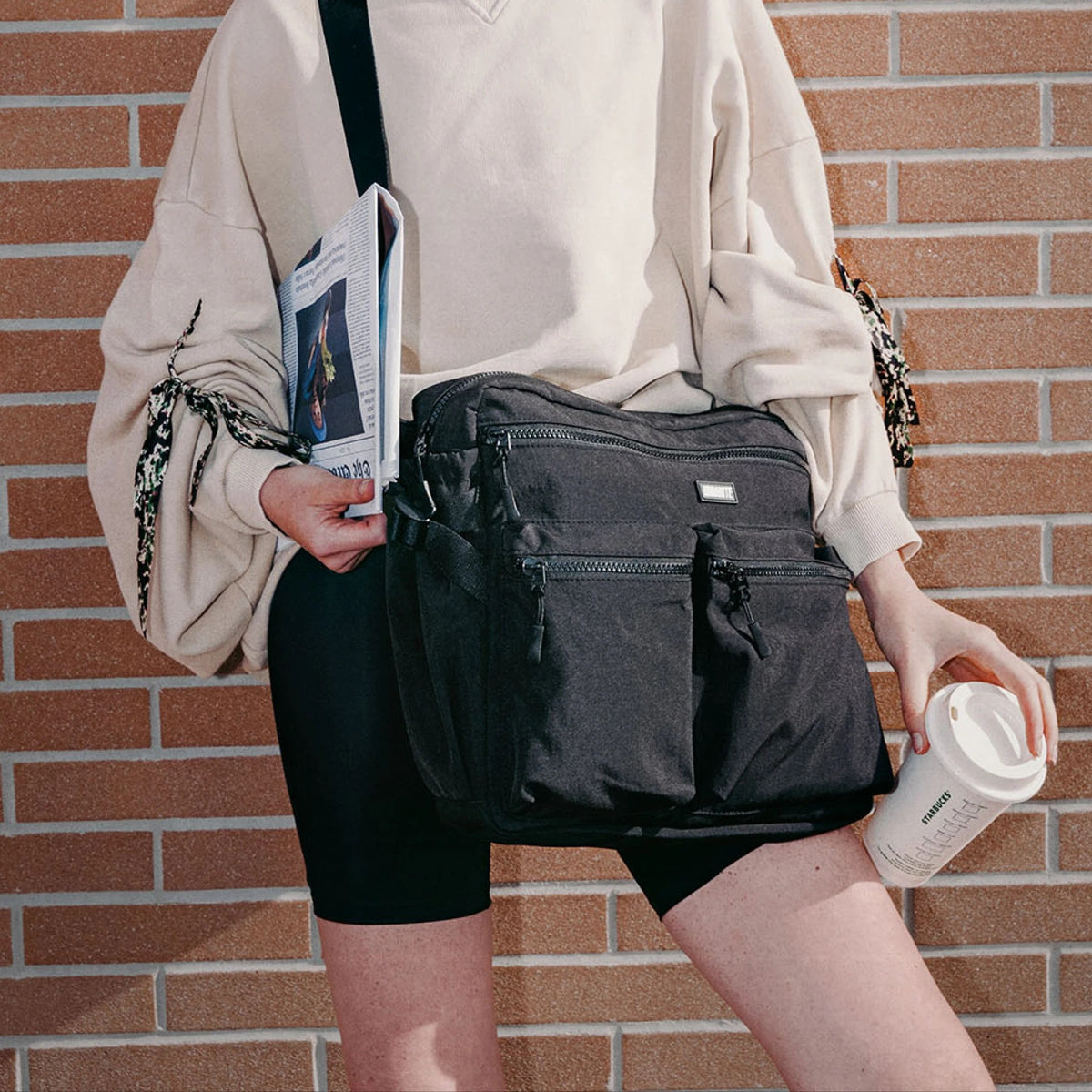 Urbanite Perth Shoulder Bag - Nero