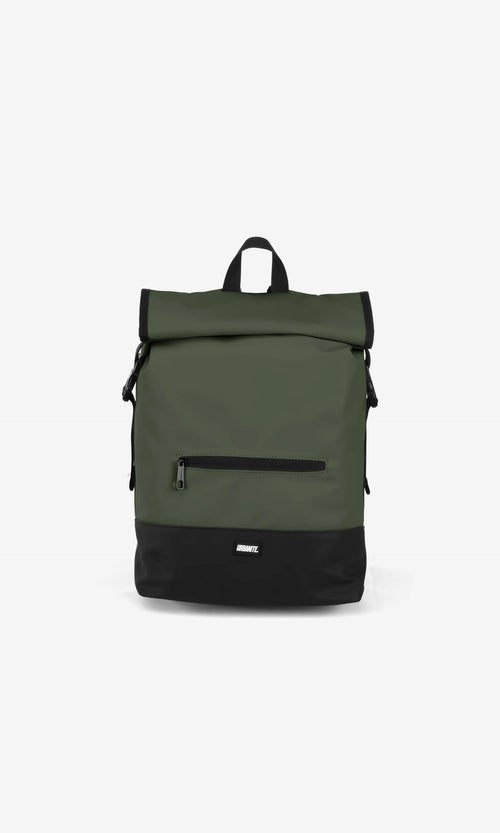 ზურგჩანთა Urbanite Toronto — Verde khaki, რულონით დახურული